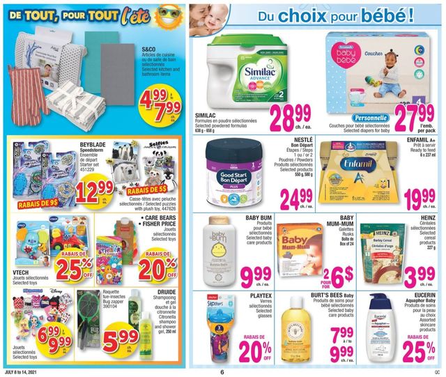 Jean Coutu Flyer from 07/08/2021