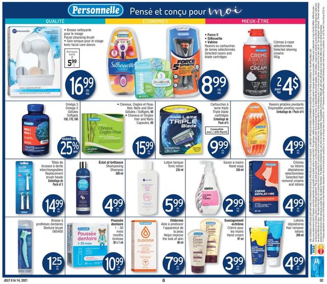 Jean Coutu Flyer from 07/08/2021