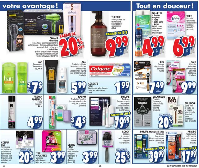 Jean Coutu Flyer from 09/30/2021