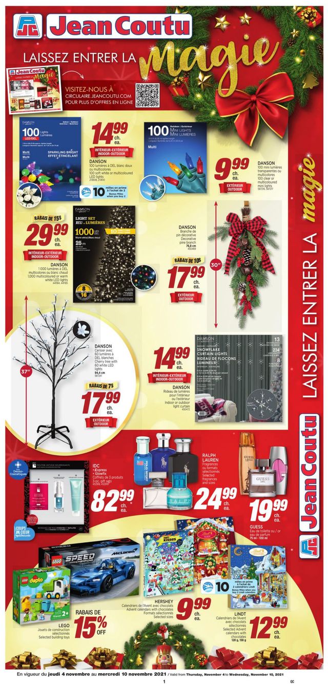 Jean Coutu Flyer from 11/04/2021