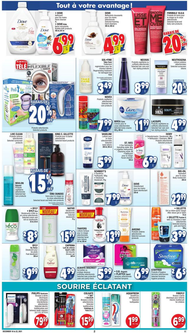 Jean Coutu Flyer from 12/16/2021
