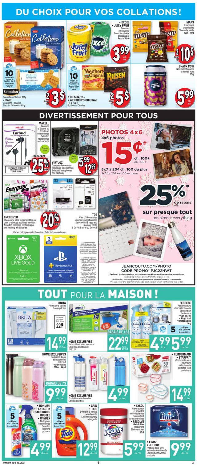Jean Coutu Flyer from 01/13/2022