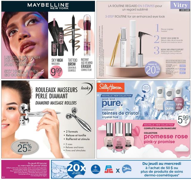 Jean Coutu Flyer from 01/20/2022
