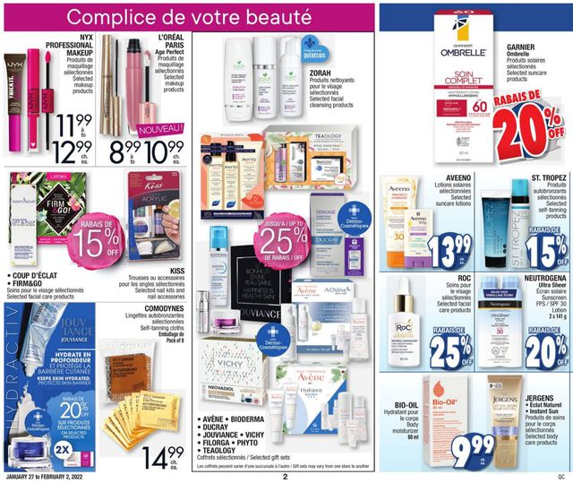 Jean Coutu Flyer from 01/27/2022
