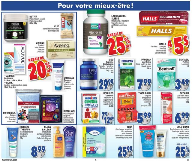 Jean Coutu Flyer from 03/03/2022