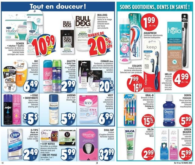 Jean Coutu Flyer from 03/10/2022