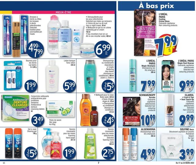 Jean Coutu Flyer from 03/17/2022