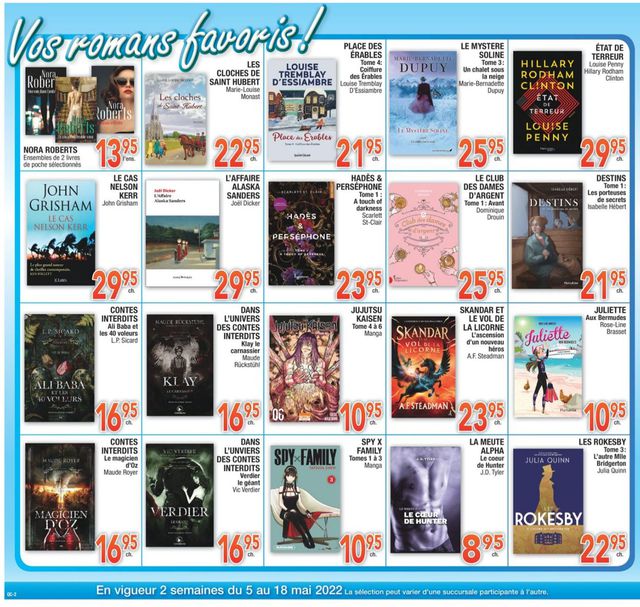 Jean Coutu Flyer from 05/05/2022