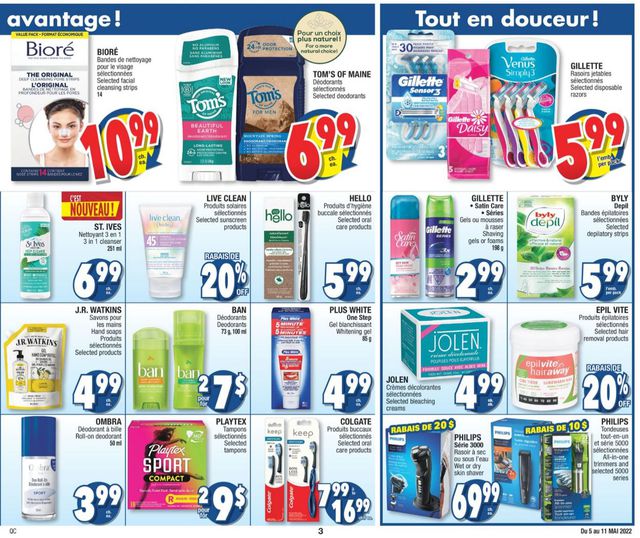 Jean Coutu Flyer from 05/05/2022