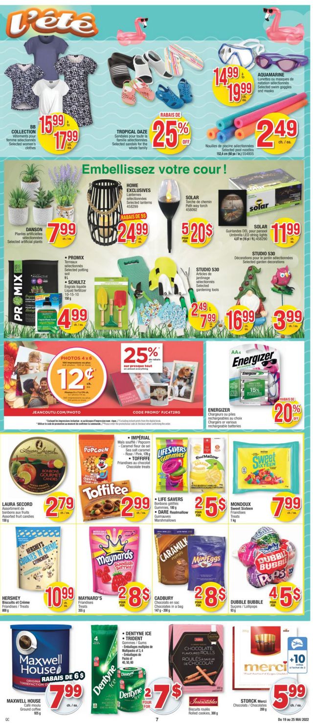 Jean Coutu Flyer from 05/19/2022