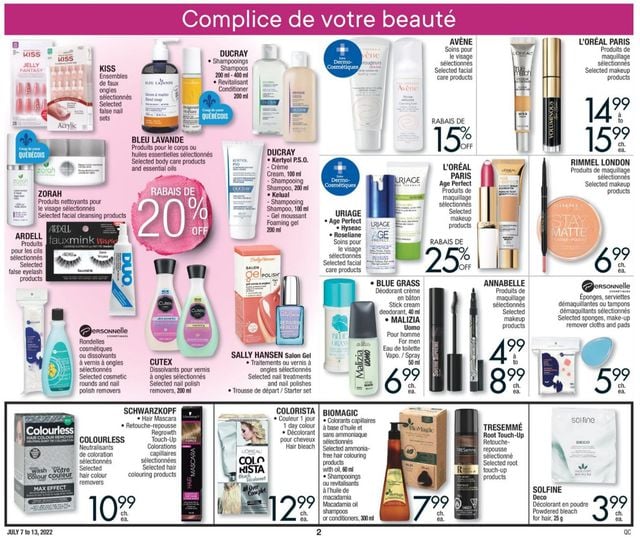 Jean Coutu Flyer from 07/07/2022