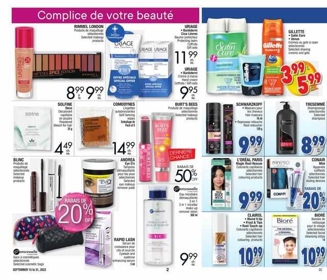 Jean Coutu Flyer from 09/15/2022