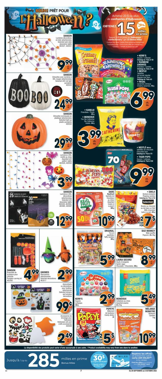 Jean Coutu Flyer from 09/29/2022