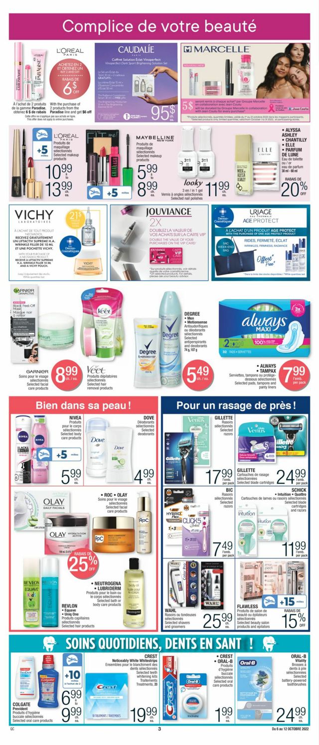 Jean Coutu Flyer from 10/06/2022