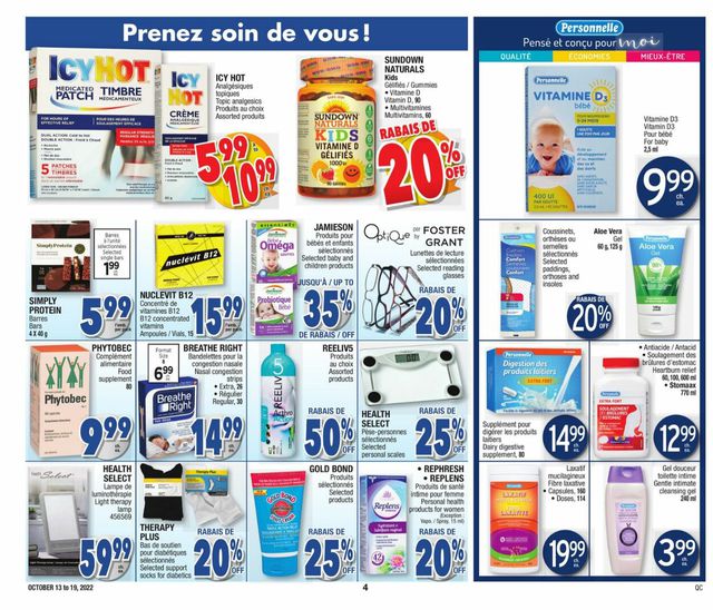 Jean Coutu Flyer from 10/13/2022