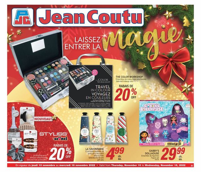 Jean Coutu Flyer from 11/10/2022