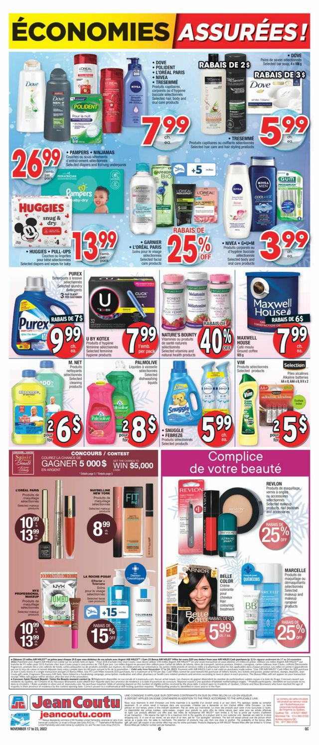 Jean Coutu Flyer from 11/17/2022