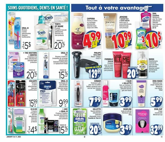 Jean Coutu Flyer from 01/05/2023