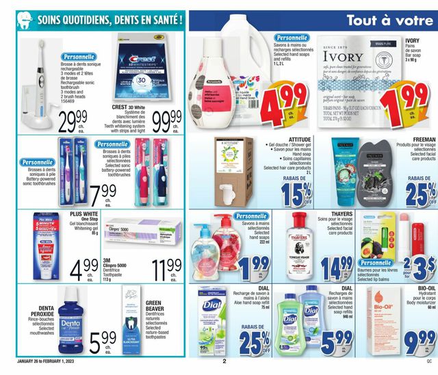 Jean Coutu Flyer from 01/26/2023