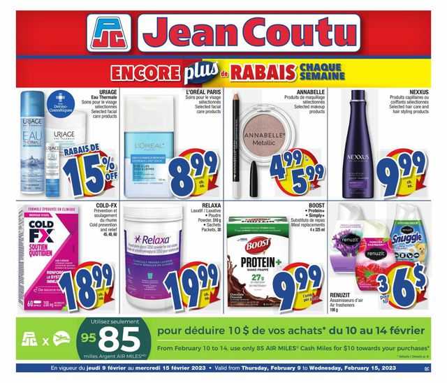 Jean Coutu Flyer from 02/09/2023