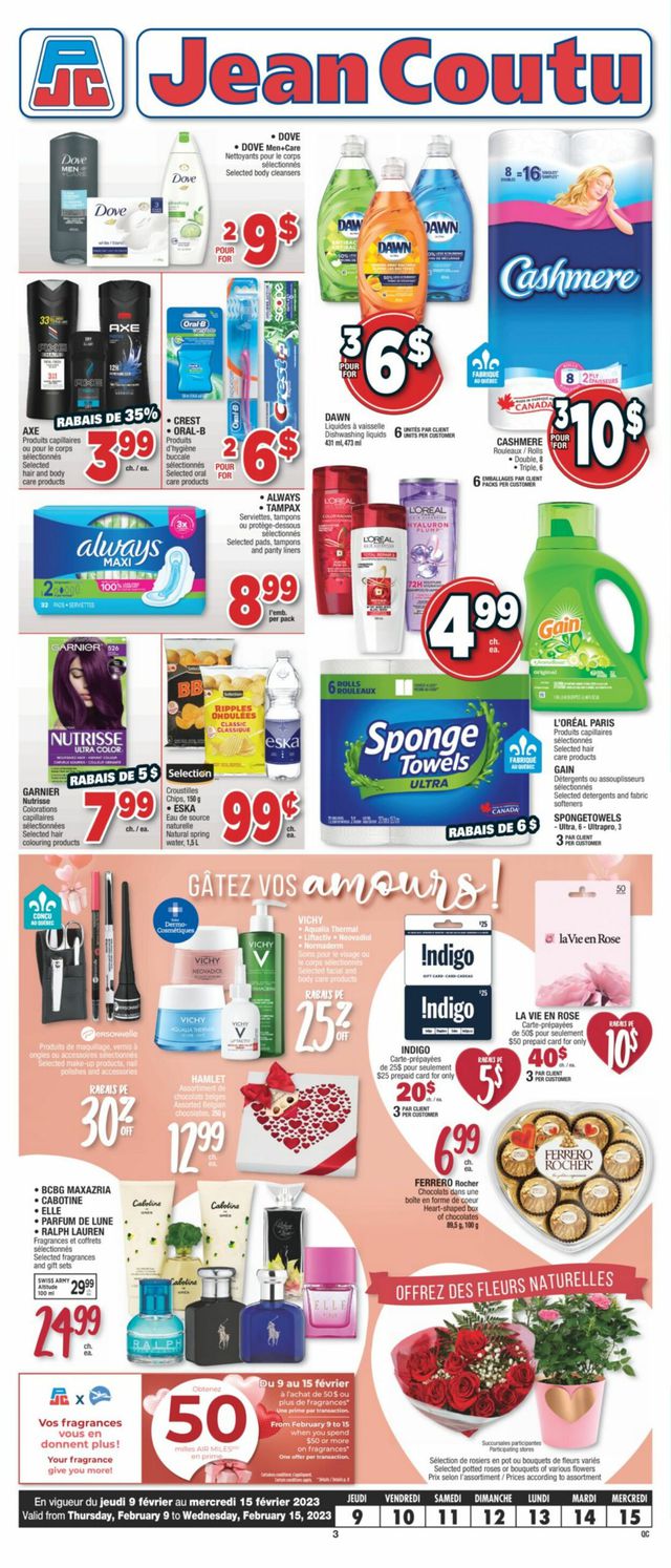 Jean Coutu Flyer from 02/09/2023