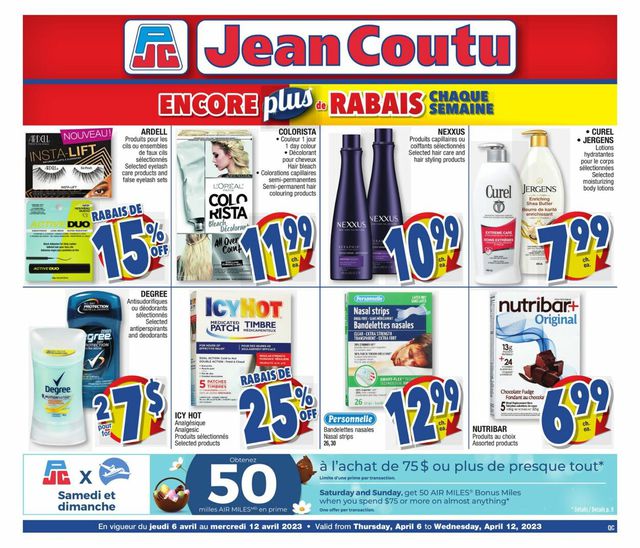 Jean Coutu Flyer from 04/06/2023