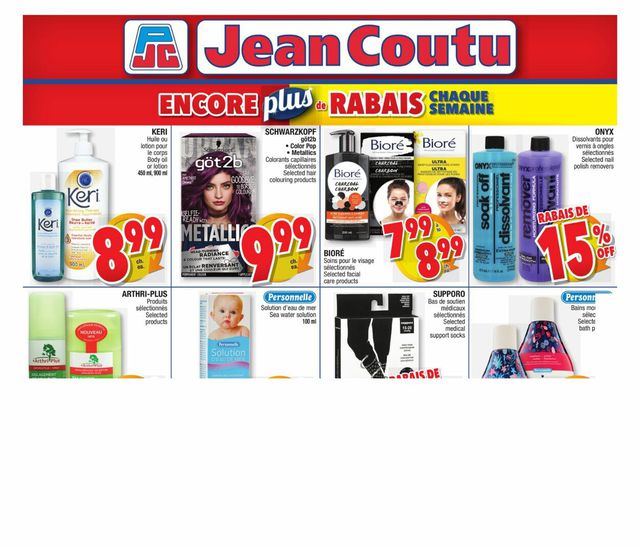 Jean Coutu Flyer from 04/27/2023