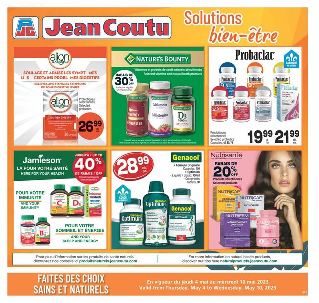 Jean Coutu Flyer from 05/04/2023
