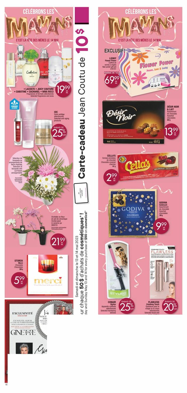 Jean Coutu Flyer from 05/11/2023