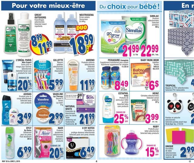 Jean Coutu Flyer from 05/30/2019