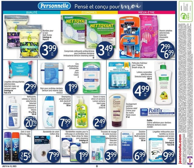 Jean Coutu Flyer from 07/06/2023