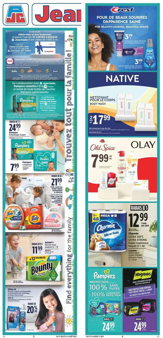 Jean Coutu Flyer from 07/27/2023
