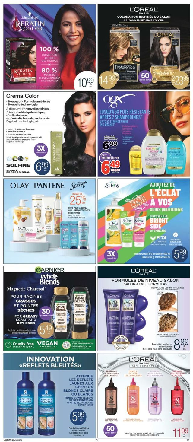 Jean Coutu Flyer from 08/03/2023