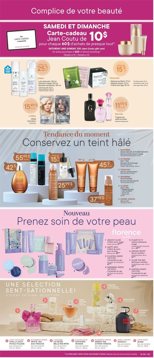 Jean Coutu Flyer from 08/17/2023