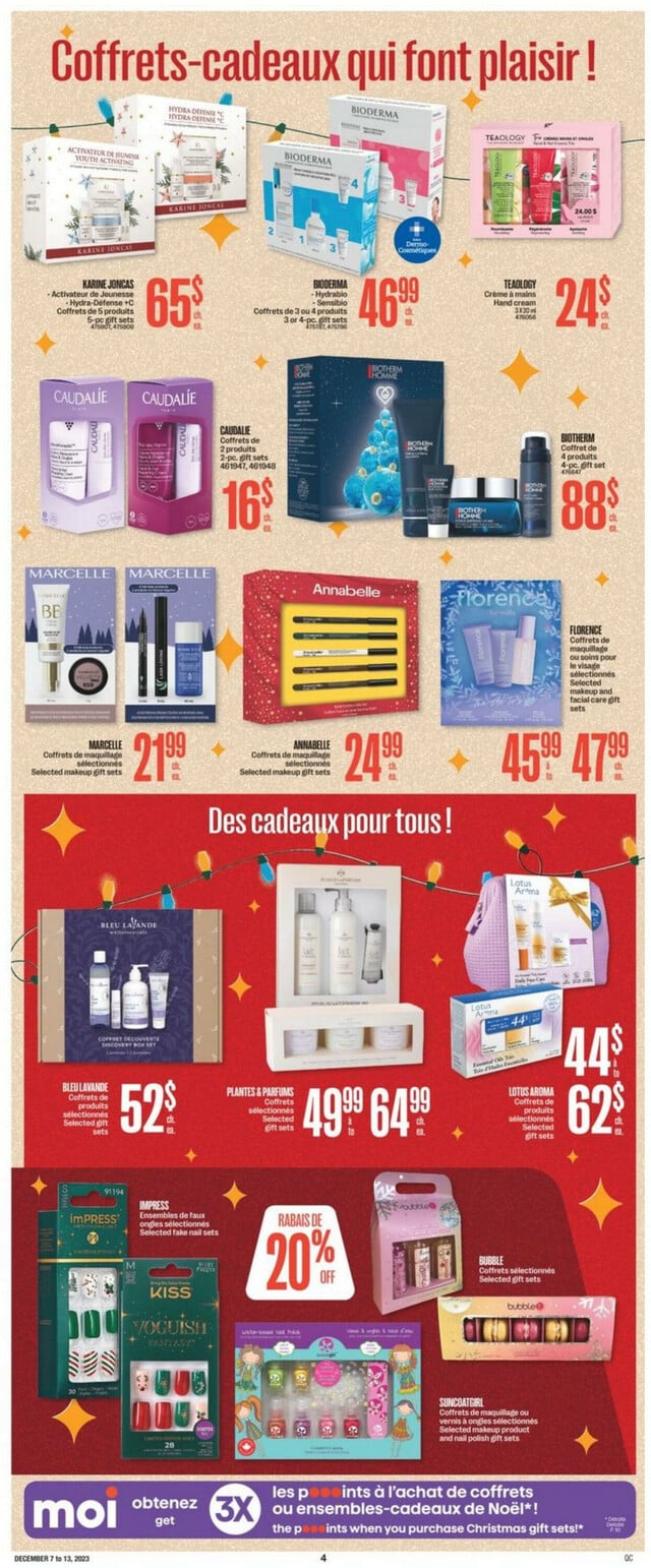 Jean Coutu Flyer from 12/07/2023