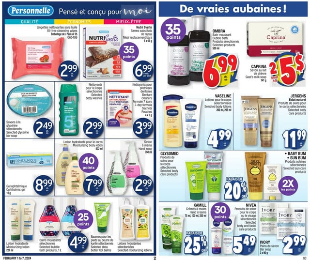 Jean Coutu Flyer from 02/01/2024