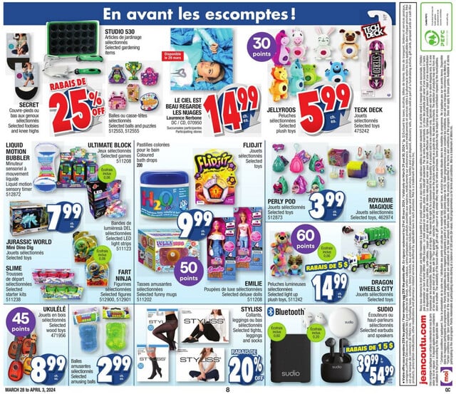 Jean Coutu Flyer from 03/28/2024