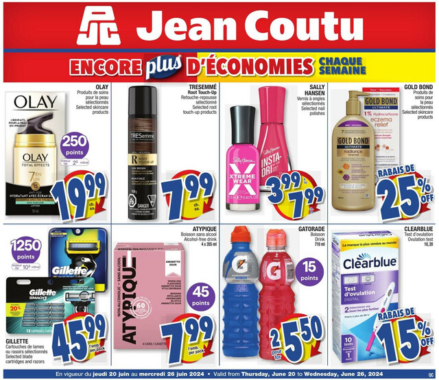 Jean Coutu Flyer from 06/20/2024