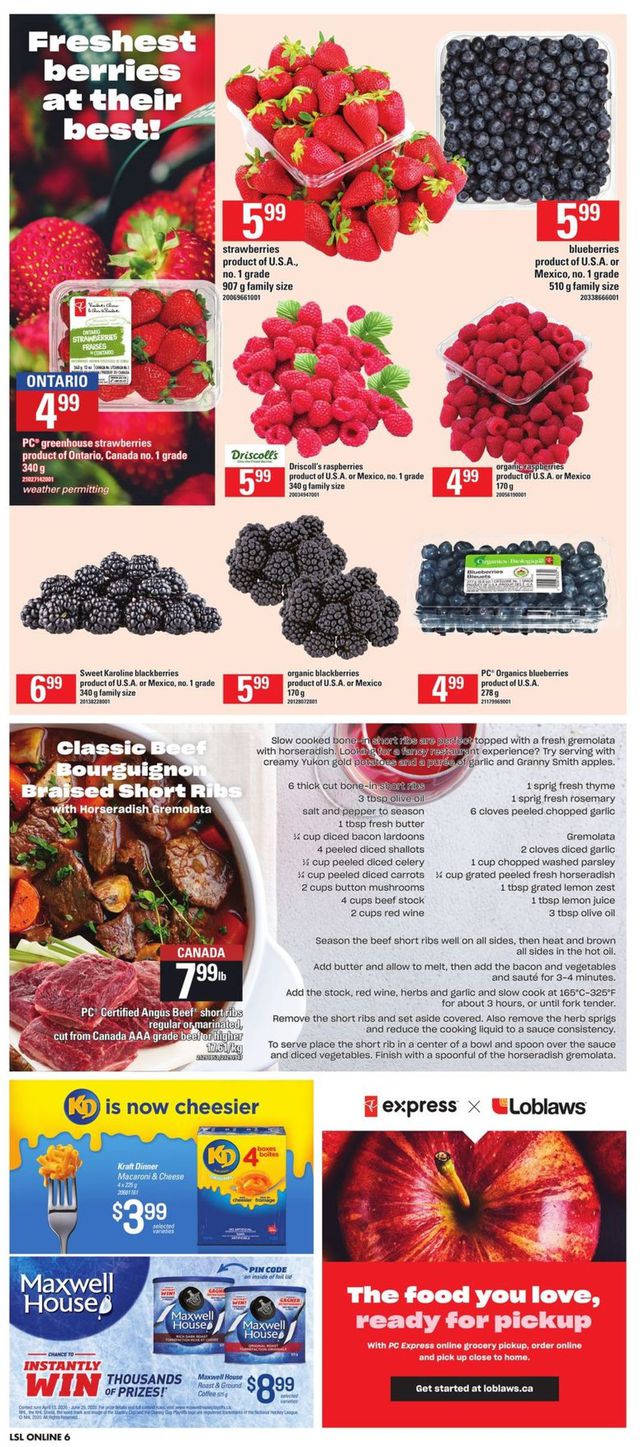 Loblaws Flyer from 06/04/2020