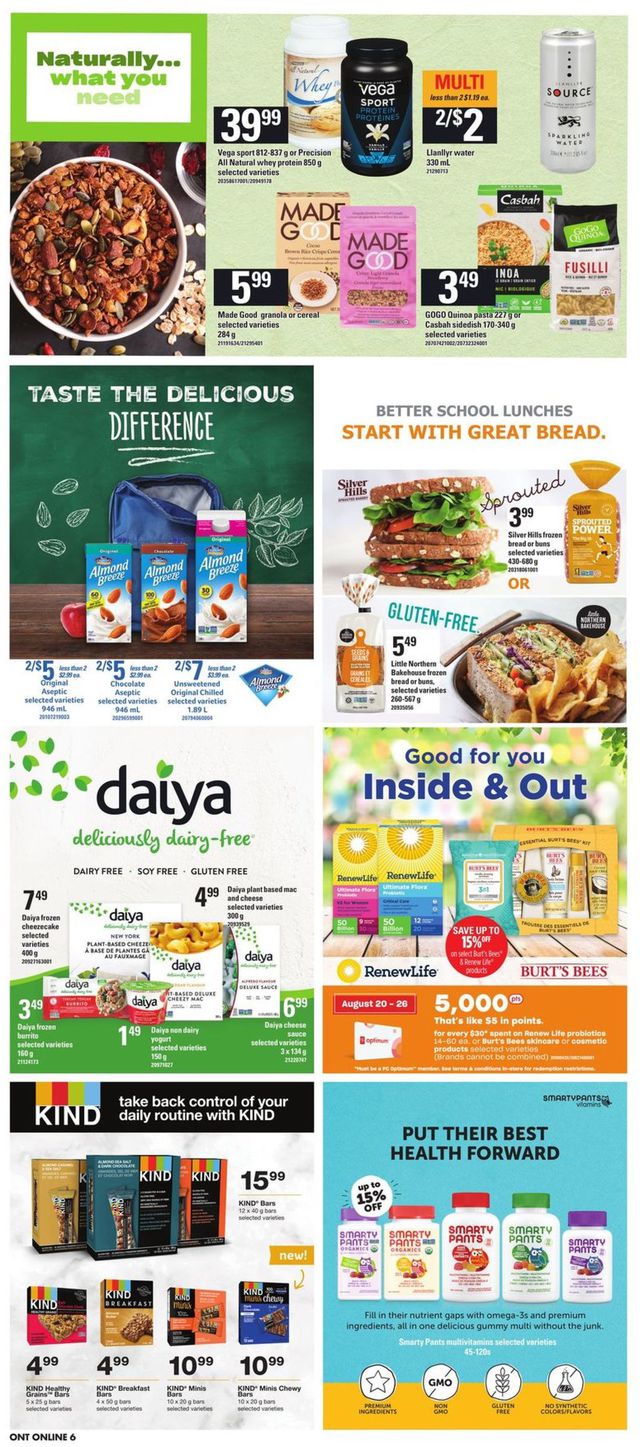 Loblaws Flyer from 08/20/2020