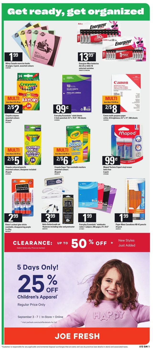 Loblaws Flyer from 09/03/2020