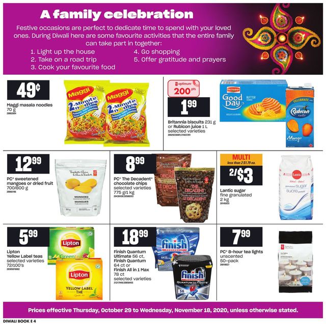 Loblaws Flyer from 10/29/2020