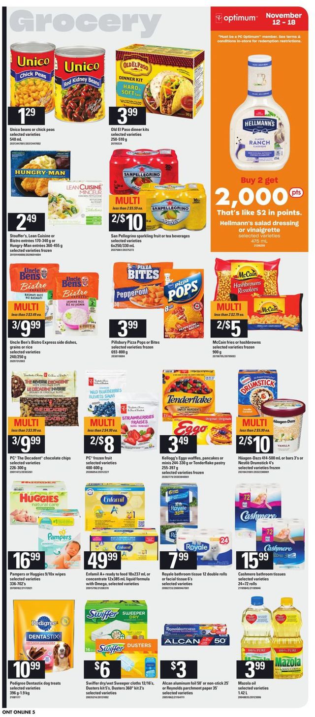 Loblaws Flyer from 11/12/2020