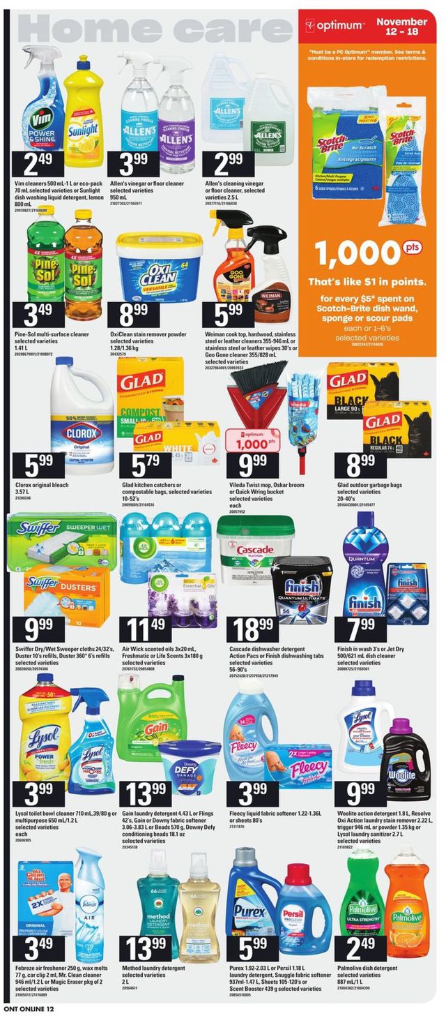 Loblaws Flyer from 11/12/2020