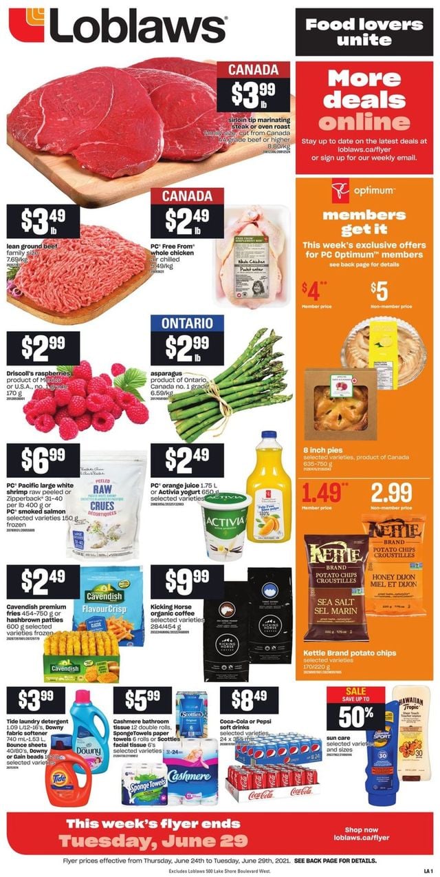Loblaws Flyer from 06/24/2021
