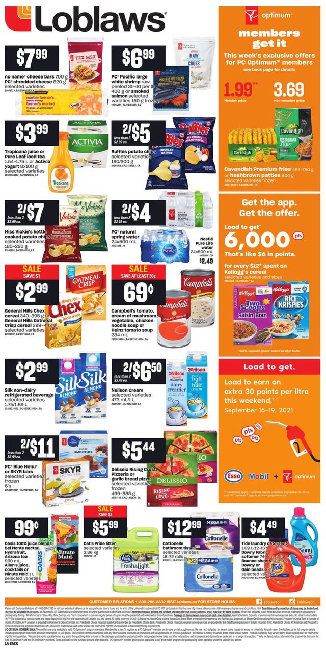 Loblaws Flyer from 09/09/2021