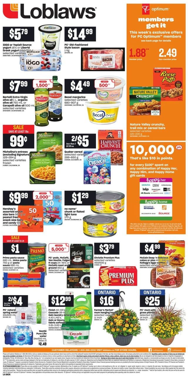 Loblaws Flyer from 09/16/2021