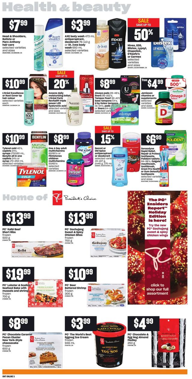 Loblaws Flyer from 12/02/2021