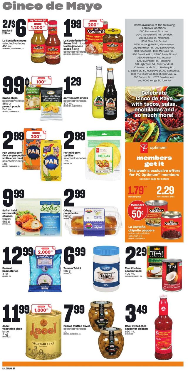 Loblaws Flyer from 04/28/2022