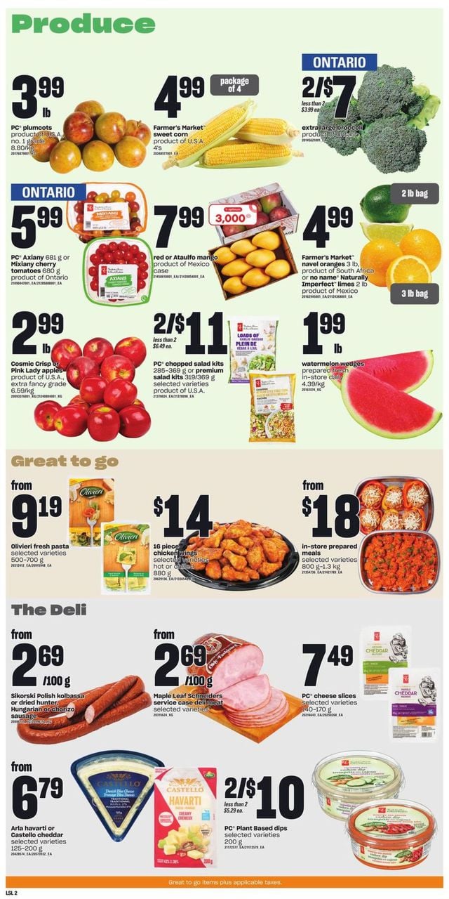 Loblaws Flyer from 07/14/2022